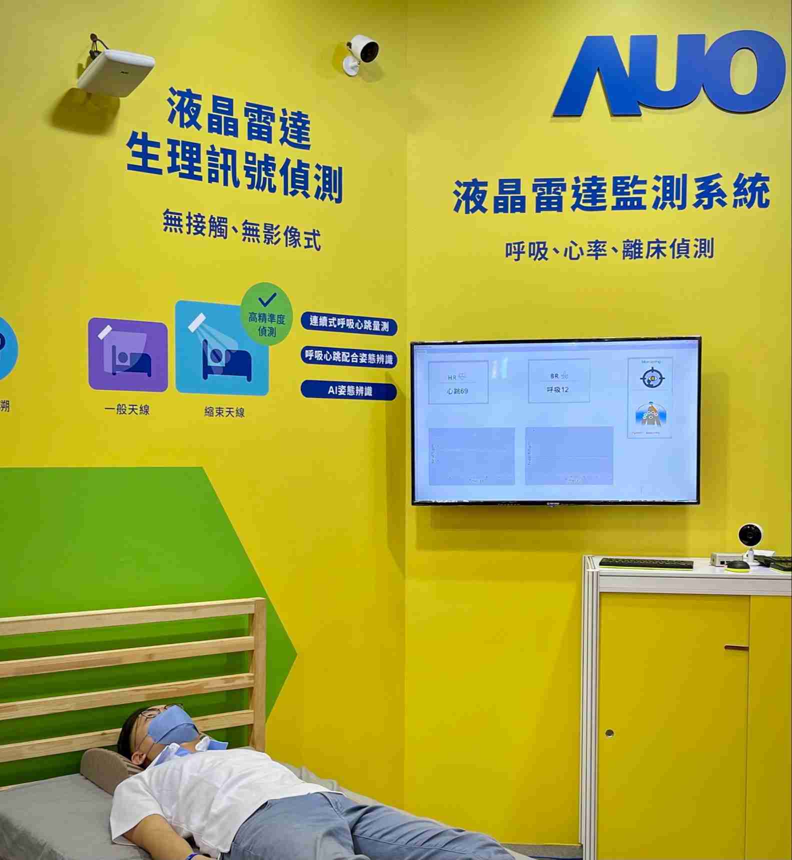 彩运网颐康「无接触生理监测雷达」，，，免除传统线路与贴片束缚，，，，精准侦测呼吸、、、心跳等重要生理讯号